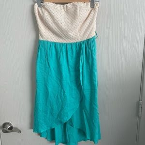 Papaya strapless dress